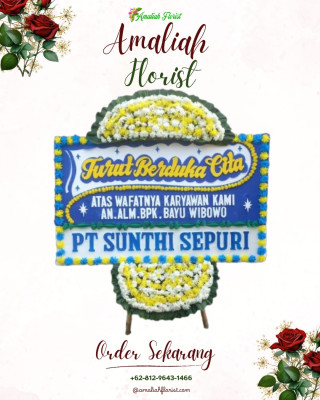 Papan Bunga Duka di Samosir